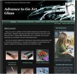 Advance to Go Art Glass