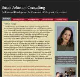Susan Johnston Consulting: Professional Development for Community Colleges and Universities
