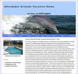 Orlando vacation rental