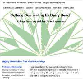 College Counseling by Barry Beach