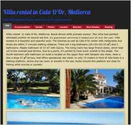 Villa Rental in Cala D'Or, Mallorca