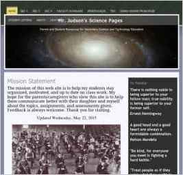 Mr. Judson's Science Pages