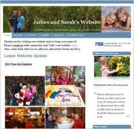 James and Sarah's Website