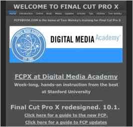 Welcome To Final Cut Pro X