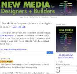 New Media for Designers + Builders