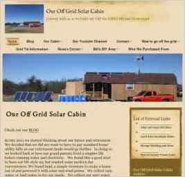 Our Off Grid Solar Cabin