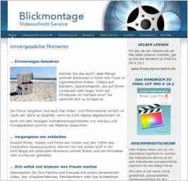 Blickmontage Videoschnitt-Service