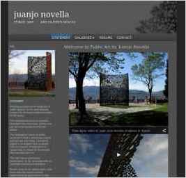 Public Art by Juanjo Novella - sculpture in open spaces