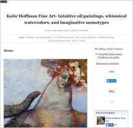 Katie Hoffman Fine Art- Intuitive oil paintings, whimsical watercolors, and imaginative monotypes