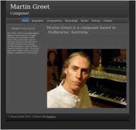 Martin Greet Composer