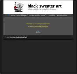 black sweater art