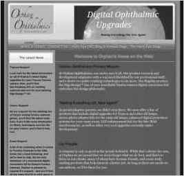Orphan Ophthalmics Home on the Web