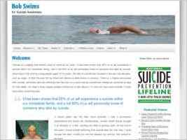 Bob Swims for Suicide Awareness