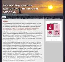 Syntax For Sailors Navigating The English Channel