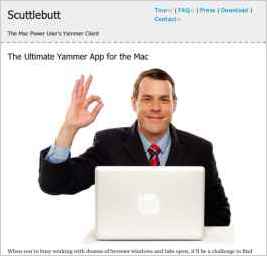 The Yammer App for Mac OS X