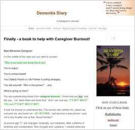 Dementia Diary, A Caregiver's Journal