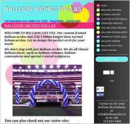 www.balloonarchesdallas.com