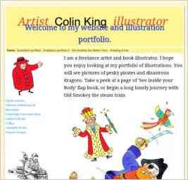 Artist Colin King illustrator