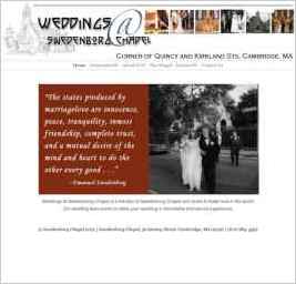 Weddings at Swedenborg Chapel