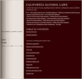 California Alcohol Laws