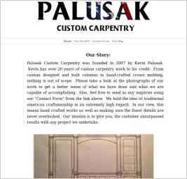 Palusak Custom Carpentry