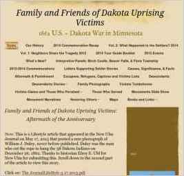 Family and Friends of Dakota Uprising Victims