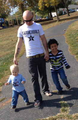 Me and my boys at the park