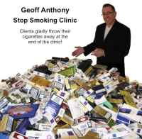 Clients gladly throw their cigarettes away after the Geoff Antho